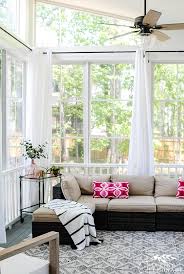 Curtain rods (for heavier curtains and longer widths, pvc pipe can be used). Transform Your Porch With Outdoor Curtains Making Lemonade