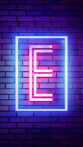 Metric alphabet 4k wallpaper background. E Neon E Alphabet Neon Alphabet Neon E Hd Mobile Wallpaper Peakpx