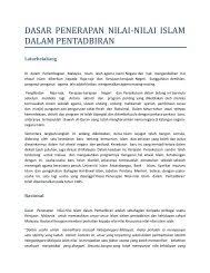 Kerakyatan berarti kekuasaan tertinggi berada di tangan rakyat, berarti hal ini dapat dilihat dari penerapan dalam bermasyarakat. Dasar Penerapan Nilai Nilai Islam Dalam Pentadbiran