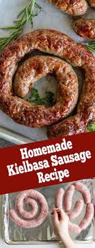 Homemade Kielbasa Sausage Recipe Momsdish Kielbasa Sausage Recipes Homemade Sausage Recipes Beef Sausage Recipes