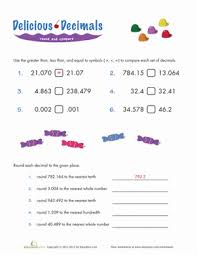 Comparing Decimals Worksheet Education Com Decimals Worksheets Rounding Decimals Worksheet Rounding Decimals