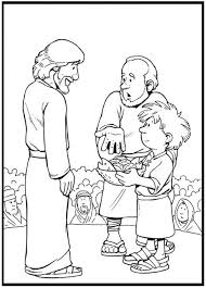 Jesus Feeds The 5000 Coloring Page Multiplication Of Loves And Fishes Sekolah Minggu Kerajinan Alkitab Alkitab