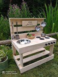 This post contains affiliate links. Mud Kitchen Kids Children S Outdoor Garden Messy Play Mud Pie Water Play Sink Cooker Personalised In 2021 Mud Kitchen For Kids Mud Kitchen Outdoor Play Kitchen