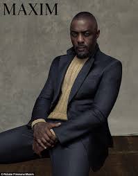Idris Elba Becomes The First Ever Solo Male Cover Star For Maxim Idris Elba Style Elba Idris Elba