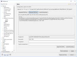 Tell the linux machine (by transferring it over) about the public piece of my key and add it to a specific user's allowed_keys. Creating Ssh Keys In Eclipse On Windows 10 Shane S Computer Solution Repository