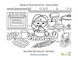 Baking With Kids Coloring Page For Kids Coloring Pages Coloring For Kids Coloring Pages For Kids