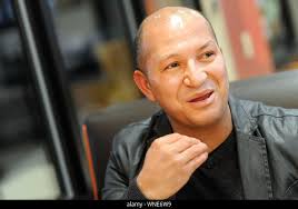 Student Edilson Almeida speaks about the Volunteer English Program of  Chester County and how it is helping him Wednesday, November 15, 2017 in  Oaks, P Stock Photo