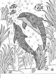 Pin By Shawna Saeed On Coloring Pages Dolphin Coloring Pages Animal Coloring Pages Mosaic Animals