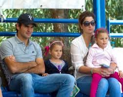 Roger federer may have helped introduce a whole generation of new tennis players to the game, but has revealed getting his own kids to pick up a racket has been a 'struggle'. Roger And Mirka Federer Welcome Second Set Of Twins