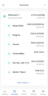 Manage Erc20 Tokens Ledger Support