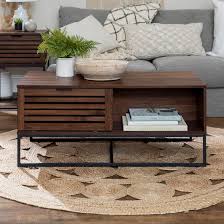 I've never built anything before this table. Union Rustic Nena Sled Coffee Table With Storage Reviews Wayfair