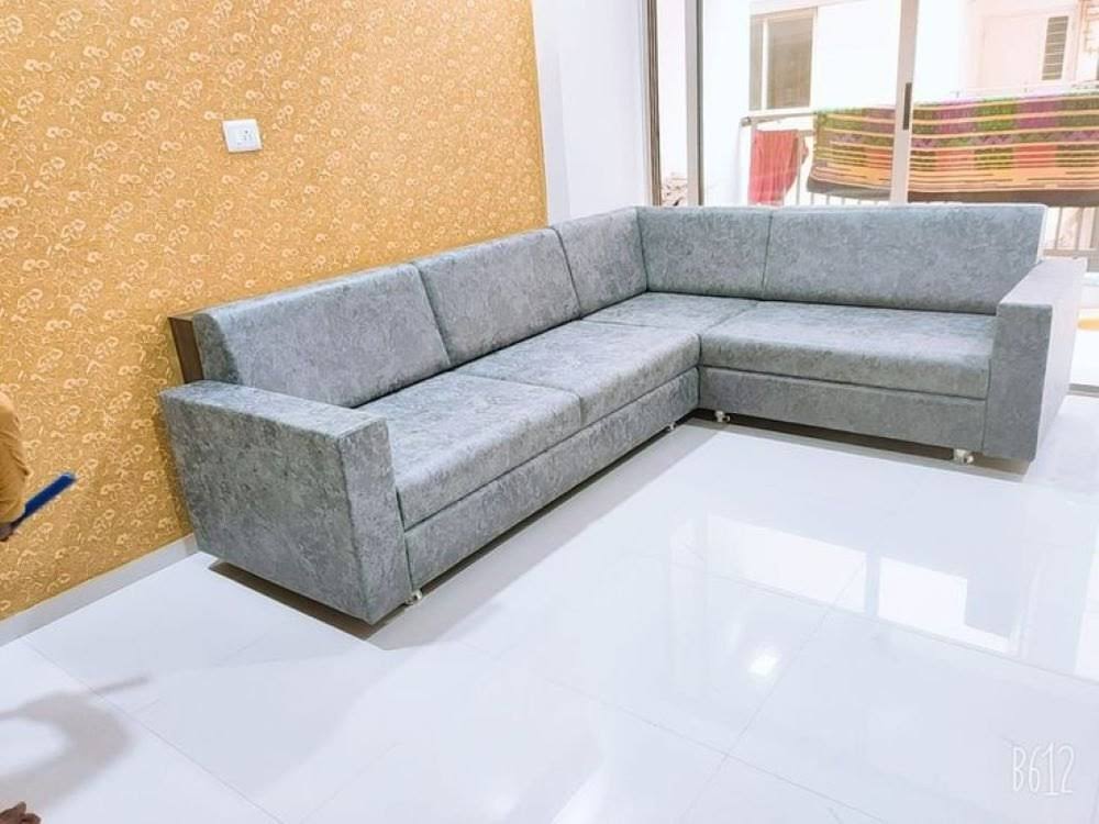 L shape sofa set product image