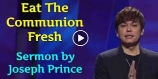 Here's how to take communion at home. Joseph Prince September 26 2019 Sermon Eat The Communion Fresh