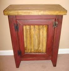 Primitive Country End Table Home Decor Primitive Painted Furniture Primitive Furniture