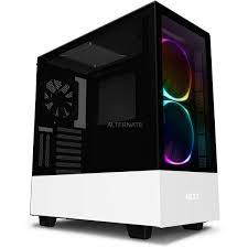 428mm, 2 x usb 3.1, 2.5â€ : Nzxt H510 Elite Window White Tower Gehause Schwarz Weiss Tempered Glass