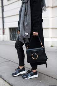 Nike Huarache Sneakers Acne Scarf I More On Viennawedekind Com Mode Outfits Nike Huarache Nike