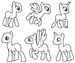When autocomplete results are available use up and down arrows to review and enter to select. My Little Pony Blank Pony Coloring Pages