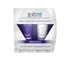 Crest 3d White Brilliance 2 Step Whitening System Euro White