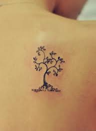 Simple Small Plant Tattoo On Upper Back Jpg 607 833 Simple Tattoos For Women Tattoos Free Tattoo Designs