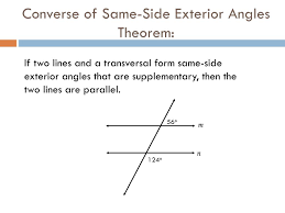 Two angles on the same side of the transversal. Ppt Chapter 3 Powerpoint Presentation Free Download Id 1990924