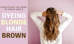 If you're feeling brave, a contrasting shade such as pink across blonde hair gives it a. How To Dye Blonde Hair Brown Bellatory Fashion And Beauty