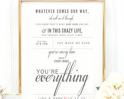 If You Are Happy And You Know It Say Meow Lyrics Gray Blush Michael Buble Everything Valentine S Wedding Gift Paper Anniversary Gif Paper Gifts Anniversary Paper Anniversary Cant Help Falling In Love