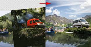 Creating Photoshop Composites For A Mercedes Benz Sprinter 4x4 Brochure Benz Sprinter Mercedes Benz Sprinter