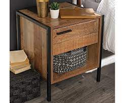 We offer a fair price for both smaller items and fragile larger items. Lpd Furniture Hoxton Oak Effect And Metal 1 Drawer Bedside Cabinet From The Bed Station