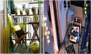 تصميمات عملية بسيطة لديكور الشرفات صغيرة المساحة ladder