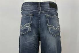 Details About Bke Seth Abs17005 Straight Stretch Loose Fit Denim Jeans Mens Size 36r 36x31