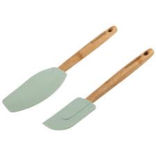 Bamboo kitchen utensils pictures random comments: Kitchenaid Classic Bamboo Spatula Set Set Of 2 Pistachio Buy Online At Best Price In Uae Amazon Ae
