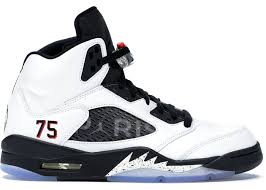 Jordan 5 Retro Paris Saint Germain White F F Fa18 Mnjdls 735