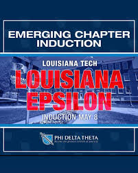 Well, it is finally time. It has been a long time coming, but the Louisiana  Epsilon Chapter of Phi Delta Theta has been inducted with me at the helm.  These guys have
