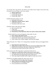 Pp nomor 46 tahun 2014 tentang sistem informasi kesehatan; Contoh Soal Sistem Informasi Rumah Sakit