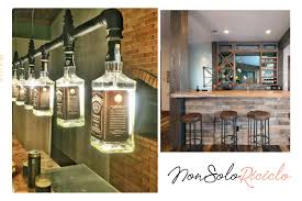 Bakaji mobile angolo bar cantinetta porta bottiglie vino 30 posti in legno portabottiglie cantina casa bar ristorante con ripiano superiore dimensioni: Angolo Bar In Casa Idee Per Un Arredamento Rustico