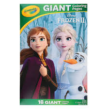 When we think of october holidays, most of us think of halloween. Crayola Giant Coloring Pages Disney S Frozen 2 18 Pages Ages 3 And Up Mardel
