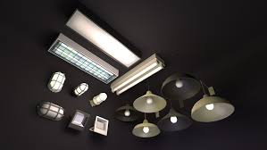 Artstation Commercial Light Fixtures Game Assets