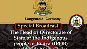 On tuesday, the house of assembly approved the change following a request from governor aminu masari. Ipob Leadership Addresses The World Youtube