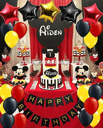 See more ideas about minnie mouse baby shower, minnie, baby shower. Mickey Mouse Birthday Party Decorations Yellow Red Black Baby Shower Minnie Mouse Party Supplies Set Happy Birthday Banner Buy Mickey Mouse Clubhouse Party Supplies Minnie Mouse Toys Party Favor Bags Product On Alibaba Com