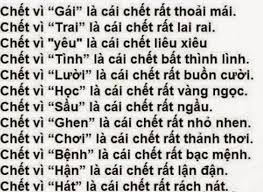 Nhá»¯ng cÃ¢u thÆ¡ cháº¿ hÃ i hÆ°á»c vá» tÃ¬nh yÃªu vui nhá»n, Äá»c ÄÃ¡o, bÃ¡ Äáº¡o hay nháº¥t ~ Xem Äá» tÃ i: Nhung cau tho che hai huoc ve tinh yeu vui nhon,