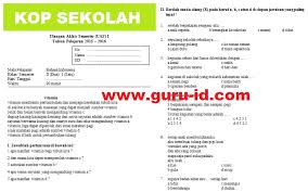 Soal Bahasa Indonesia Kelas 2 Sd Semester 1 2 Dan Kunci Jawaban Kurikulum 2013 Ktsp Info Pendidikan Terbaru