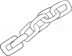 Rotate the line extending to the right up an angle of 360deg / (# teeth * 2). How To Draw A Chain Step By Step Drawing Guide By Dawn Dragoart Com