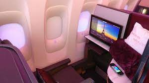 The qatar airways business class lounge in doha, at a quiet moment. Auf Welchen Strecken Kommt Die Qatar Airways Qsuite Zum Einsatz