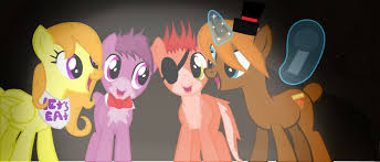 Fnaf Characters As Mlp How Does Freddie Have Magic Fnaf Characters My Little Pony Brony