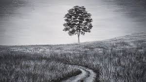 Black And White Easy Landscape Painting For Beginners Black And White Tree Landscape Acrylic Painting Live Tutorial Youtube Acrylic Painting Landscape Trees Acrylic Painting Tutorials
