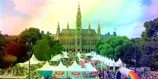 The closing event will be held on city hall square. Heute Eroffnet In Wien Das Pride Village Ggg At