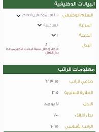 بوابة الموظفين Di Twitter راتب المرتبة السادسة الدرجة الأولى الرواتب