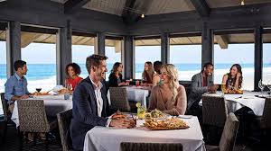 Redondo Beach Waterfront Seafood Restaurant Dining With A