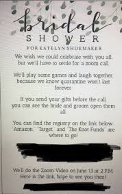 It is a special day for loved ones to gather and celebra. Zoom Bridal Shower In 2021 Bridal Shower Planning Bridal Shower Brunch Bridal Shower Tea