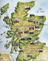 Un'utile mappa interattiva della scozia con i dettagli delle maggiori città, le attrazioni da non perdere e altre informazioni da tenere a portata di mano. Map Of The Castles In Scotland Castles Map Scotland Viaggio In Scozia Castelli In Scozia Scozia